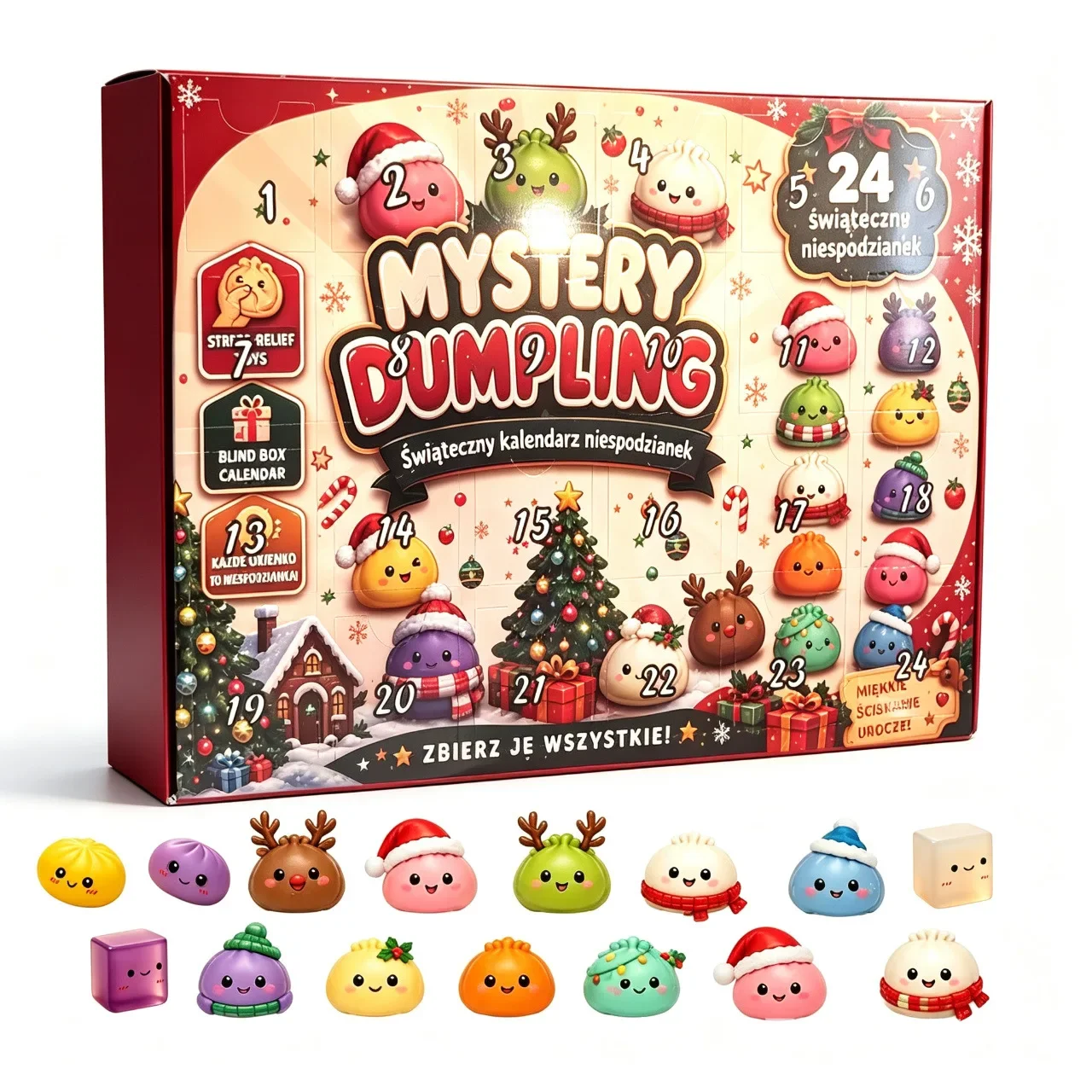 24 PCS Christmas Advent Calend - Mystery Box Blind Bag recension och pris