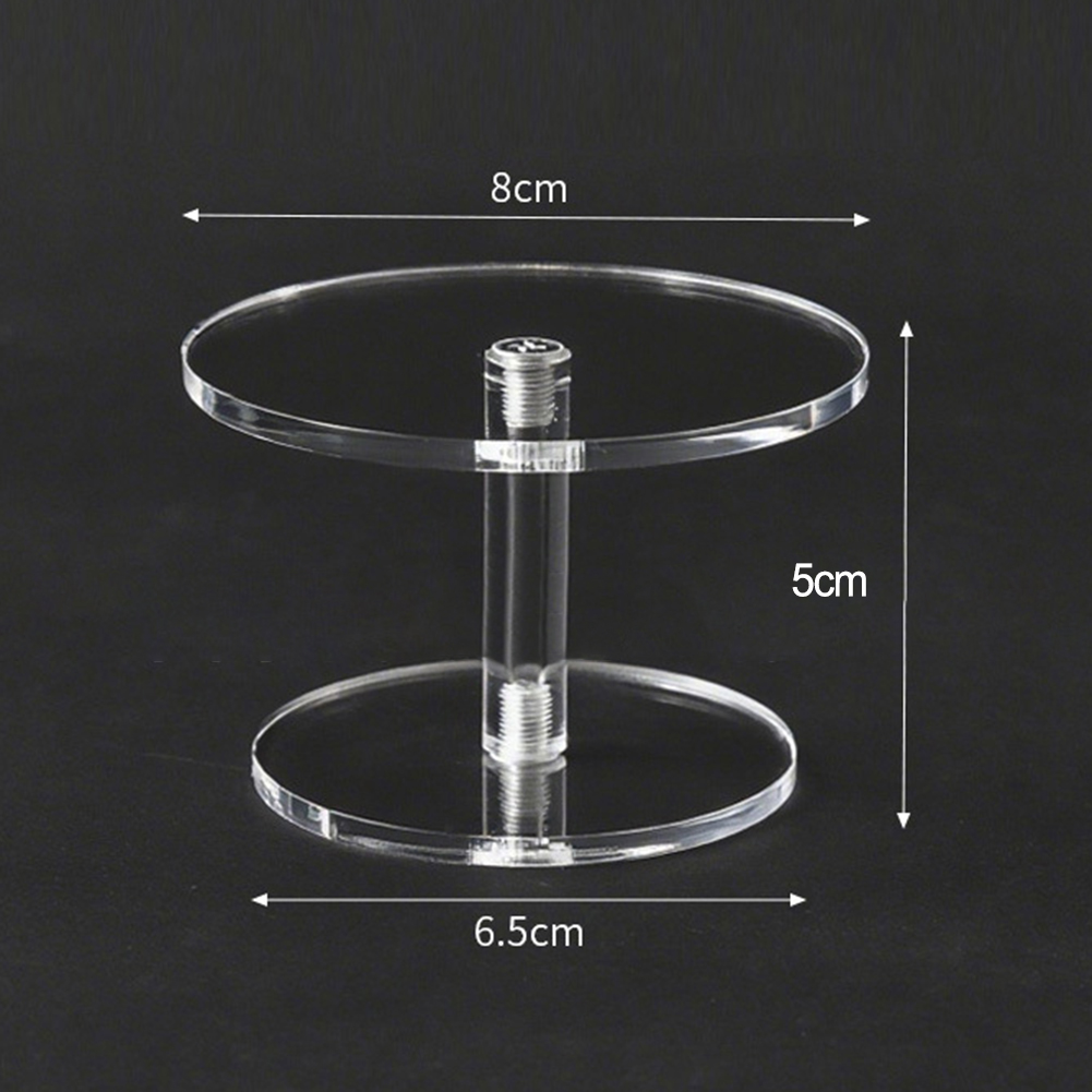 3 Piece Set of Clear Acrylic R - Display Risers Set recension och pris