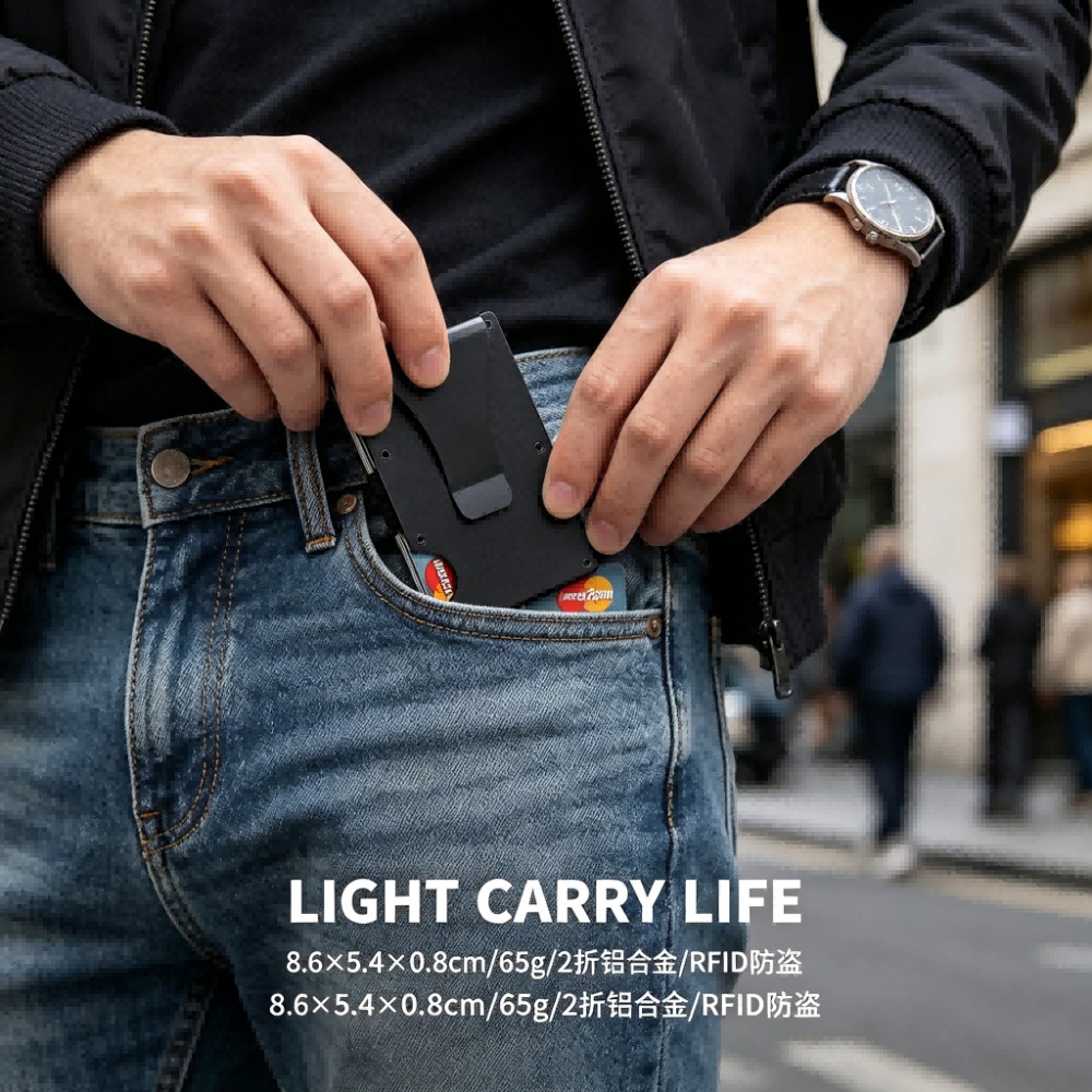 Aluminum Alloy Rfid Blocking C - Card Top Loader recension och pris