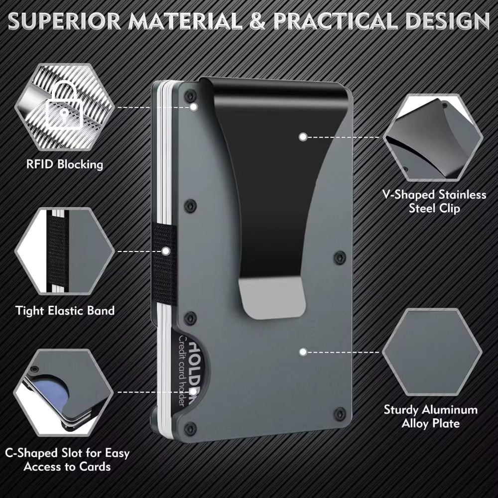 Aluminum Alloy Rfid Blocking C - Card Top Loader recension och pris