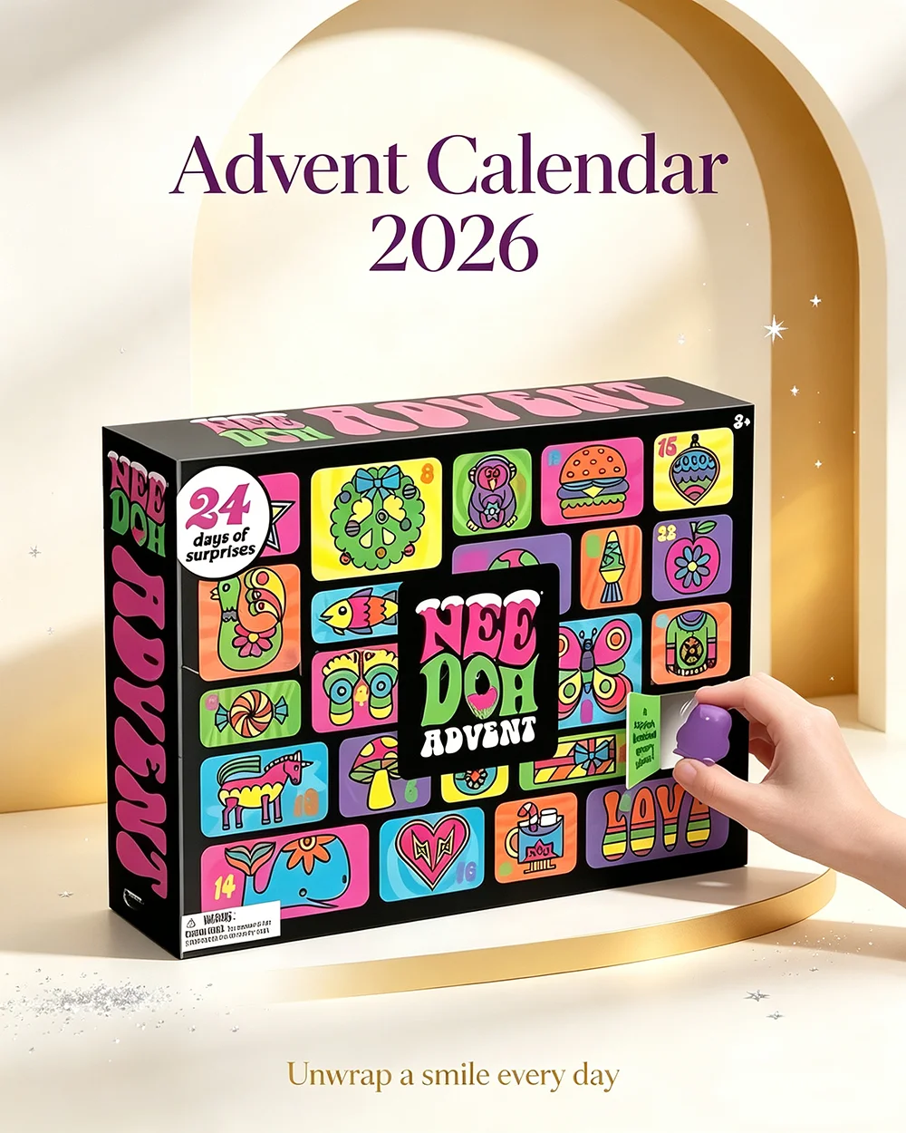 2026 NeeDoh Advent Calendar Gi - Mystery Box Blind Bag recension och pris