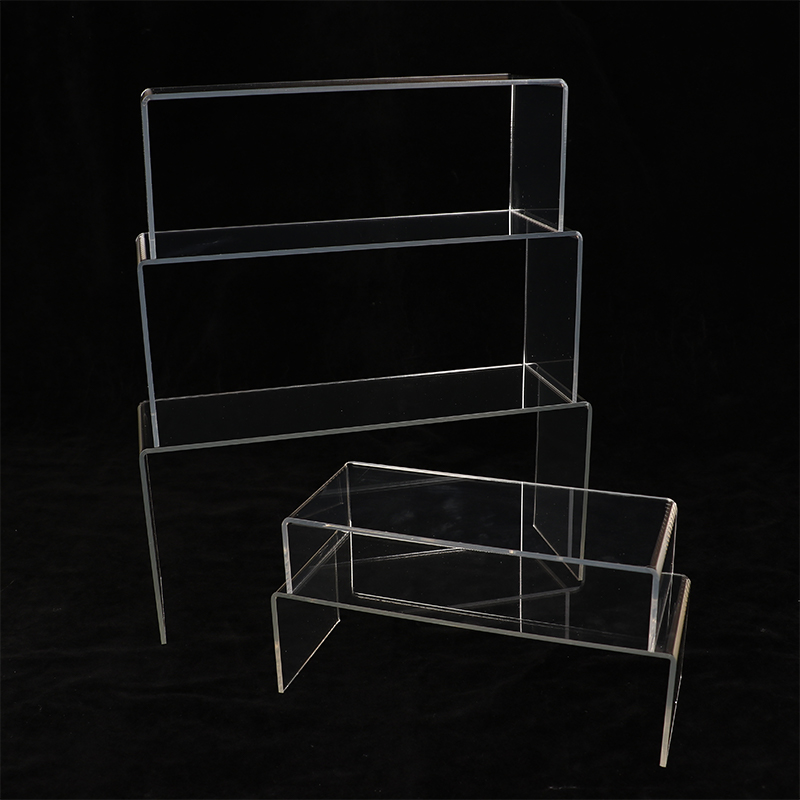 U-shaped Clear Acrylic Display - Display Risers Set recension och pris