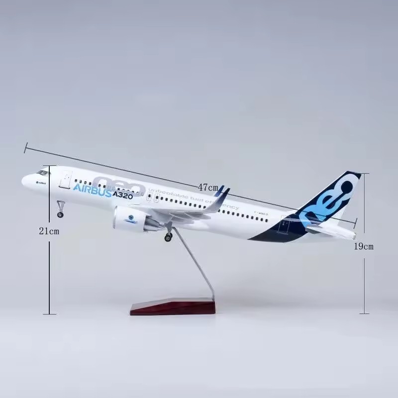 1:80 Scale 47 Cm Model Airbus  - Model Airplane Plastic recension och pris